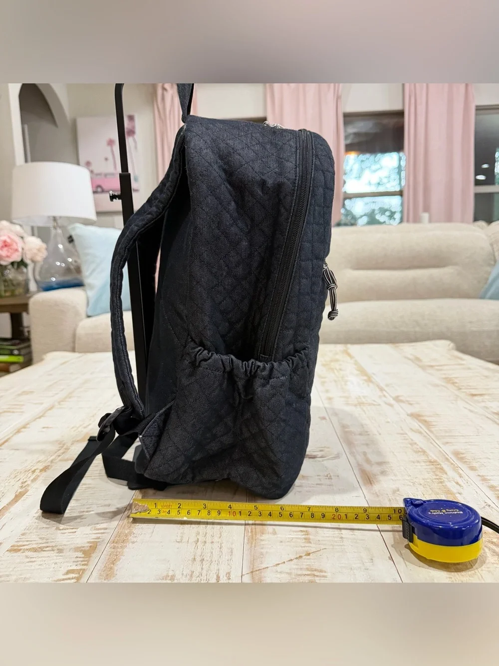 Vera Bradley Quilted Black Everyday Backpack
